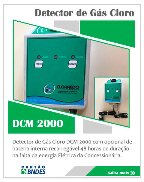 Detector de Gás Cloro DCM-2000 Detector de Gás Cloro DCM-2000